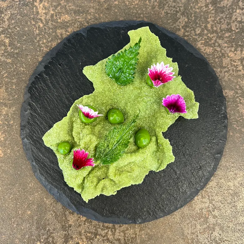 creation thumb for Croustillant de tapioca aux orties