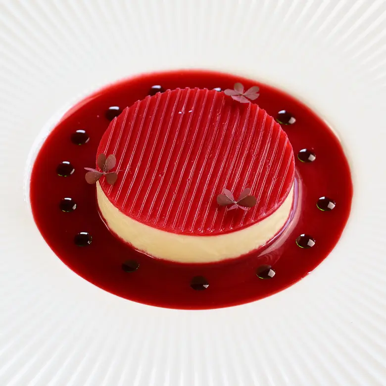 creation thumb for Lemon thyme  - raspberry dessert 🍋 🍫