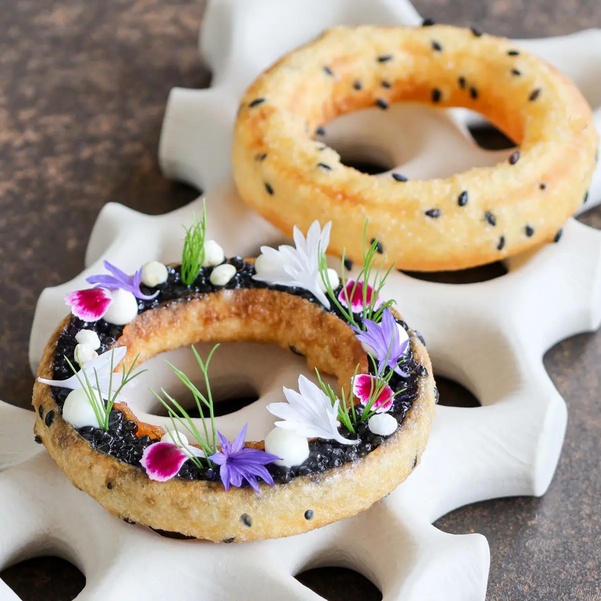 creation thumb for Caviar - Sesame Bunuelos