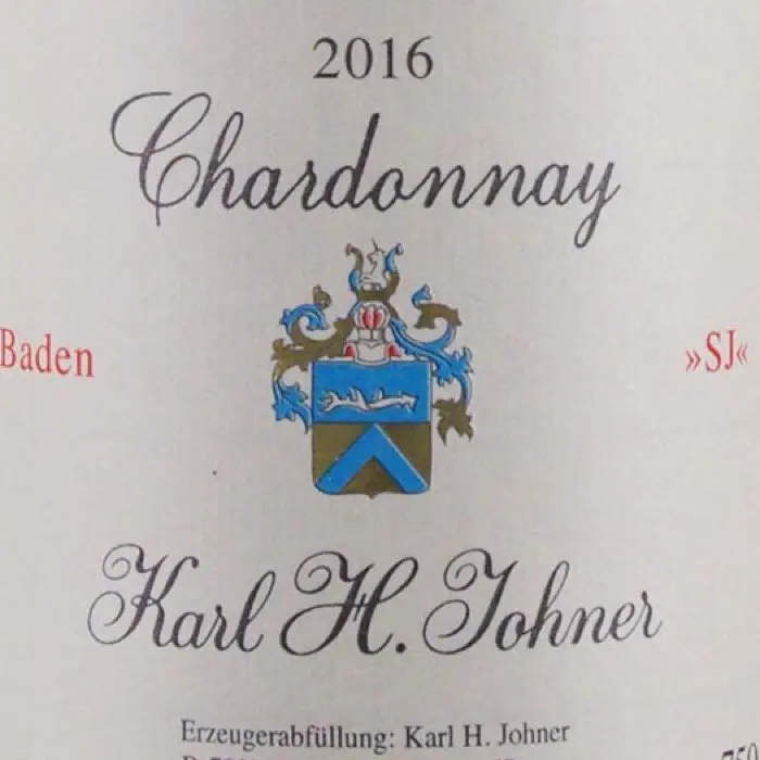 creation thumb for 2016 Chardonnay SJ von Johner