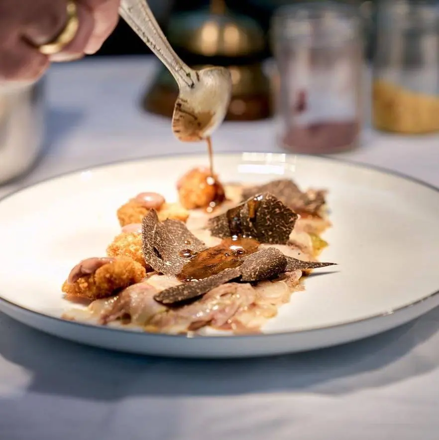 creation thumb for Calf's Head / Sweetbread / Périgord Truffle