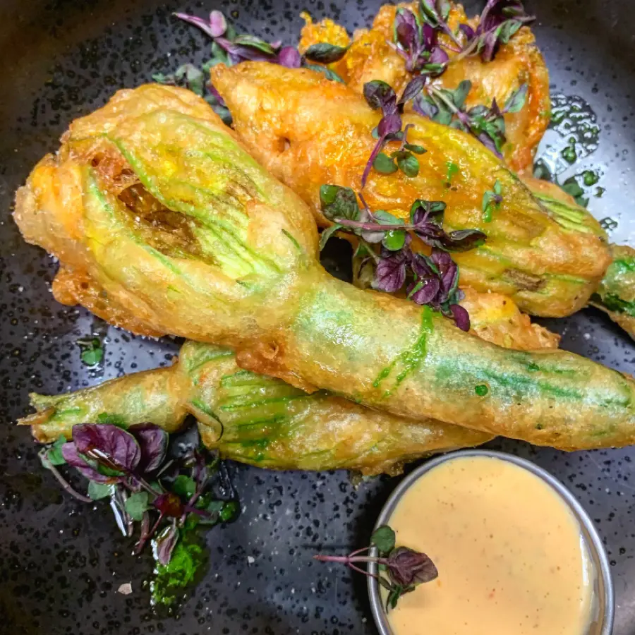 creation thumb for Tempura Zucchini Blossoms