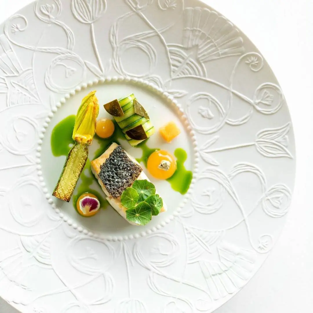 creation thumb for Snapper, Fiori di Zucchina, Melone, Capperi