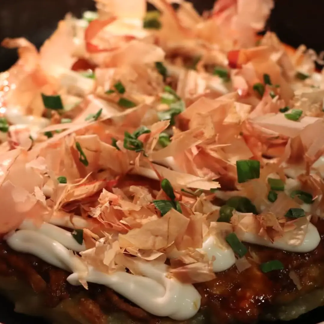 creation thumb for Salmon Okonomiyaki