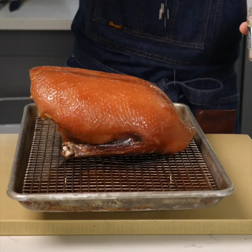 creation thumb for Roasted dry aged duck crown