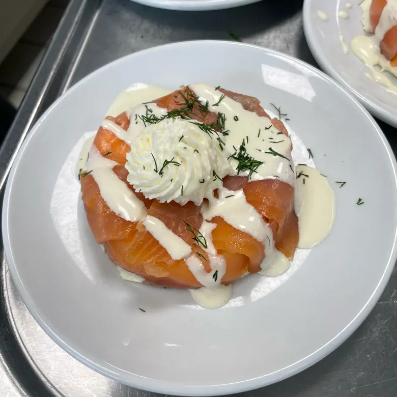creation thumb for Asparagus Bavarois with Smoked Salmon