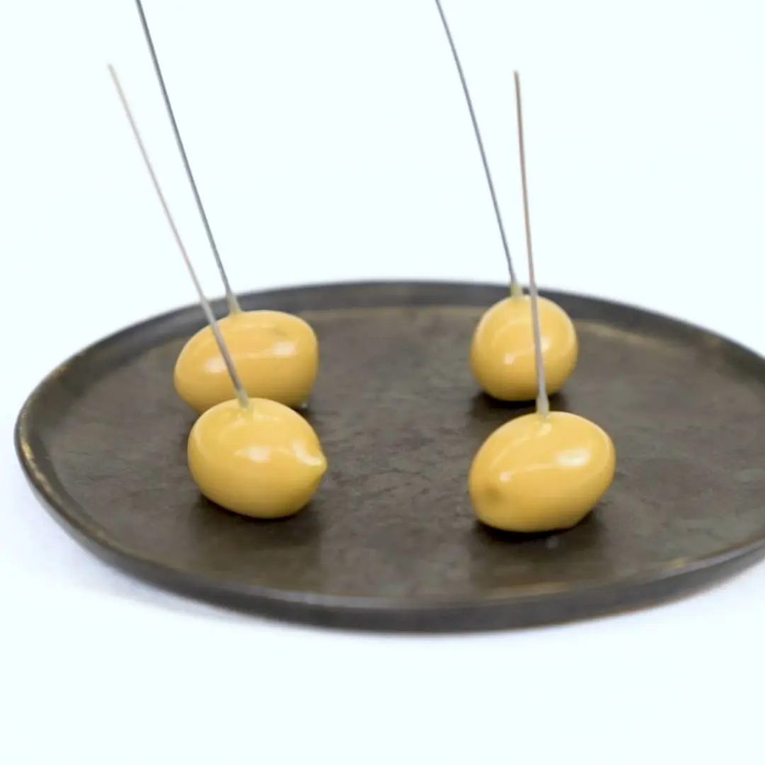 creation thumb for Fake Olive with almond ganache 🍸