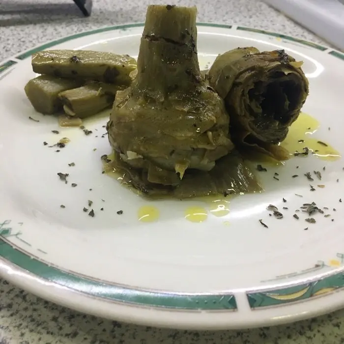 creation thumb for Carciofi alla romana