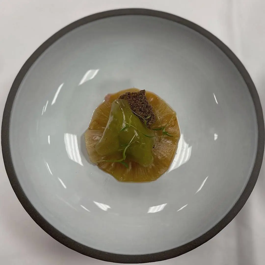 creation thumb for Balfego Tuna | Bell Pepper | Pineapple | Jalapeño | Dashi