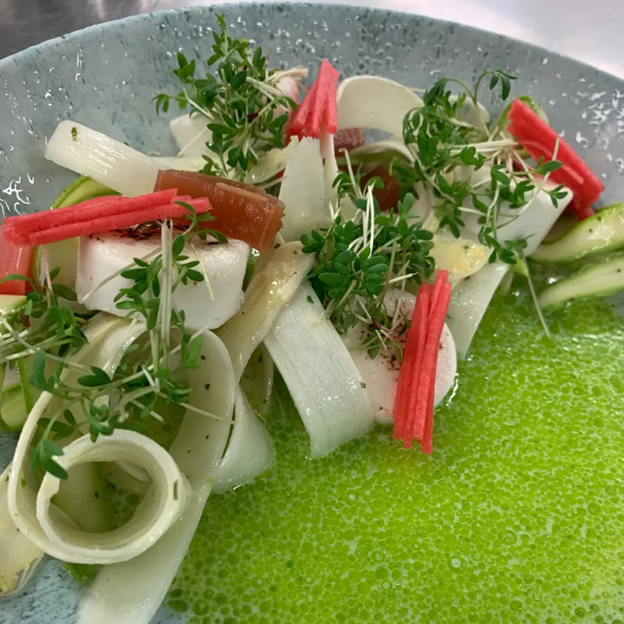 creation thumb for Spargel Salat mit Ziegenkäse