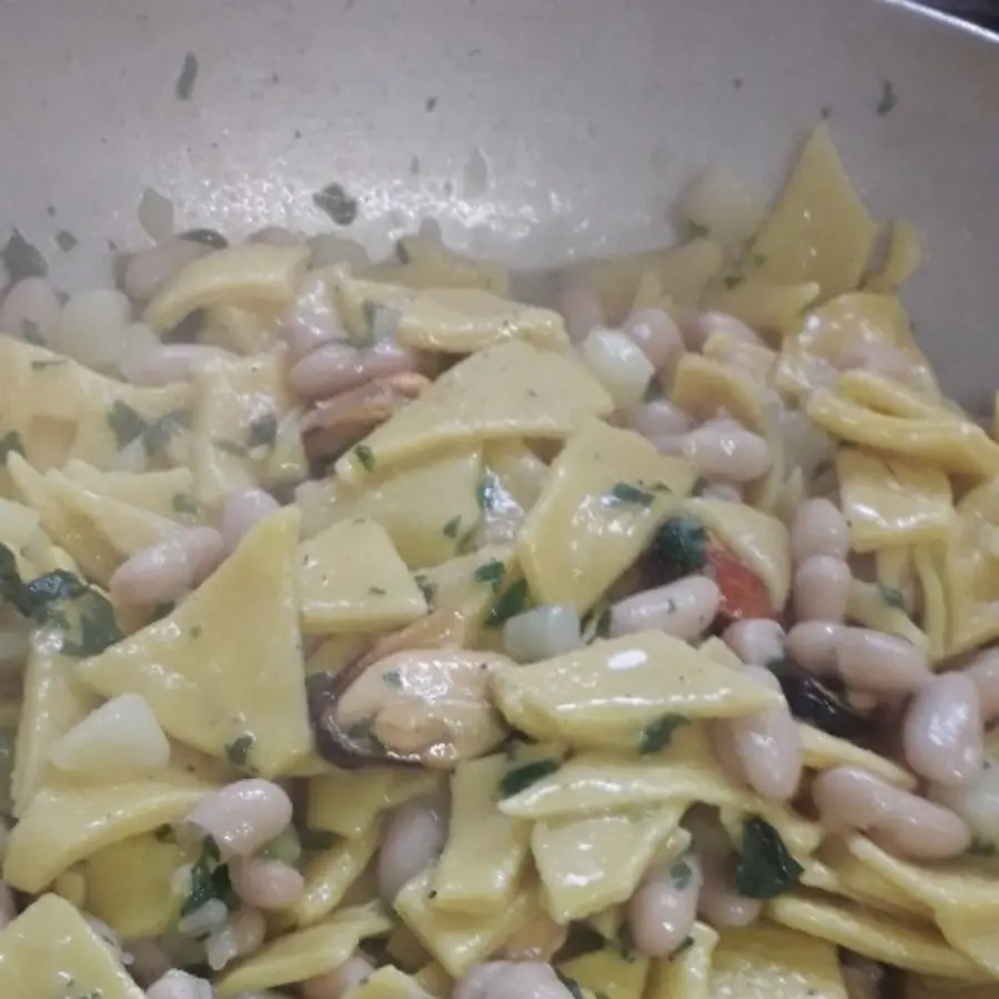 creation thumb for #maltagliati cozze fagioli e patate