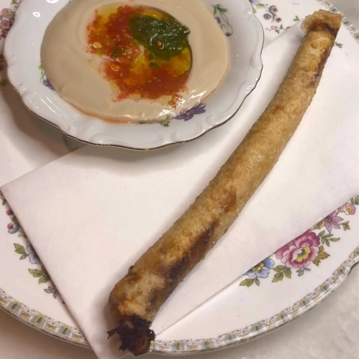 creation thumb for Saso Chicken Liver & Harissa Cigar
