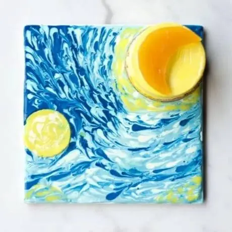 creation thumb for Melonen-Entremet-Kuchen (Sternennacht)