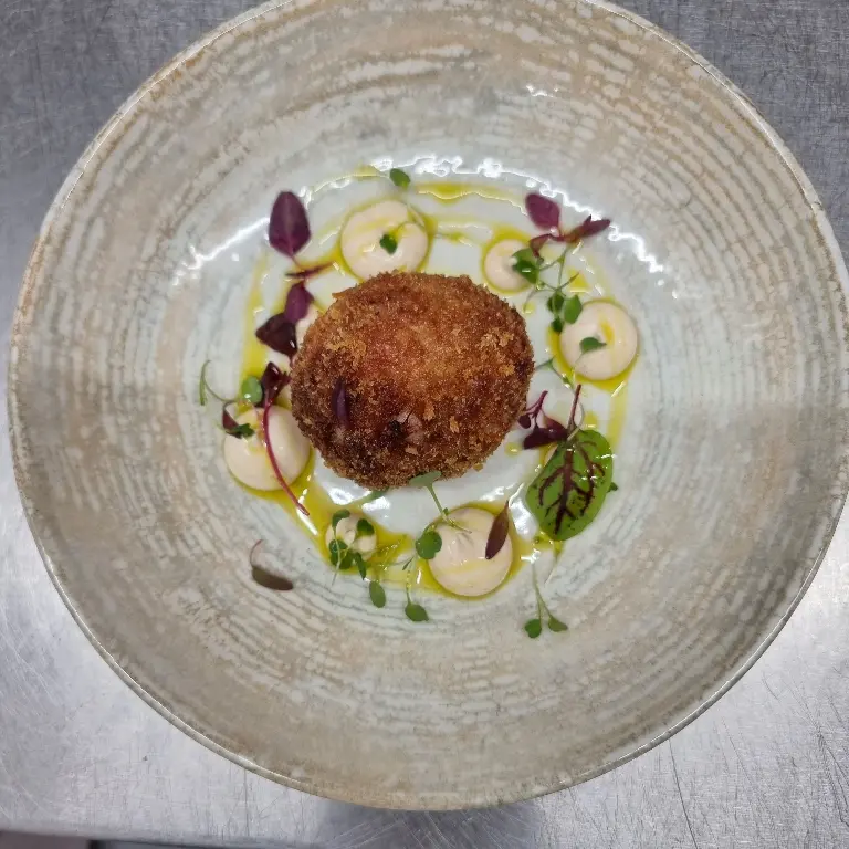 creation thumb for Scotch egg and deviled mayo