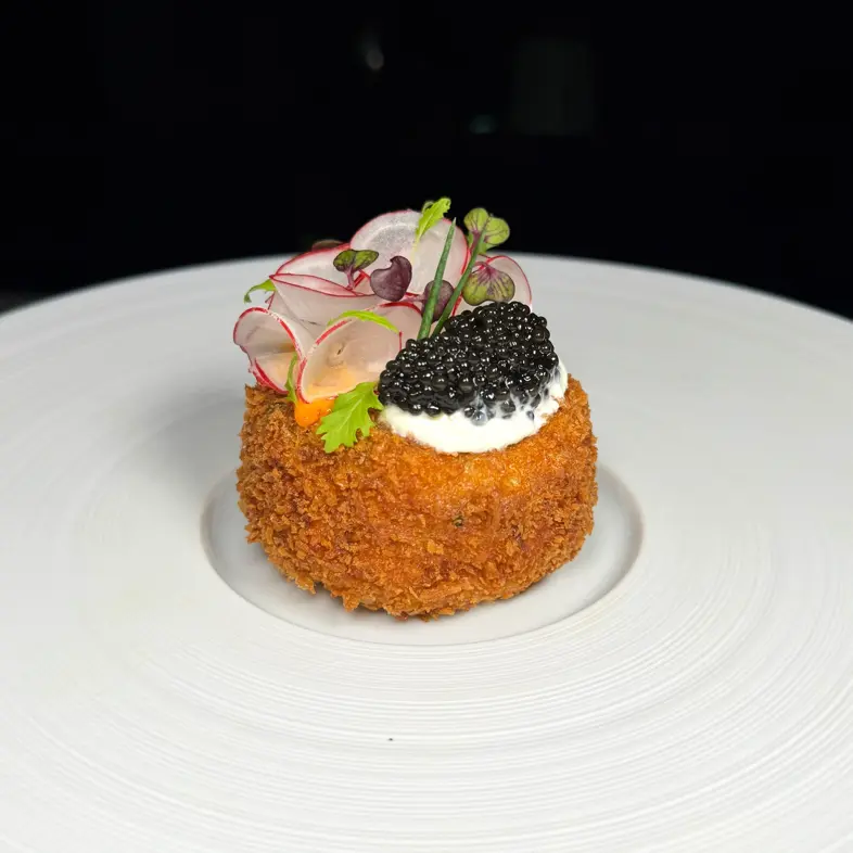 creation thumb for Crab Cake Radish Bloom