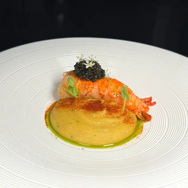 creation thumb for Poached Lobster Polenta