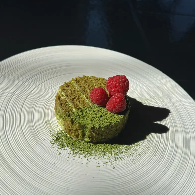 creation thumb for Matcha Honey Cake - Medovik