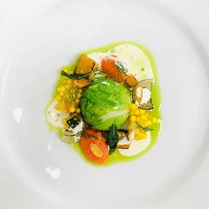 creation thumb for Shrimp terrine with vegetables.