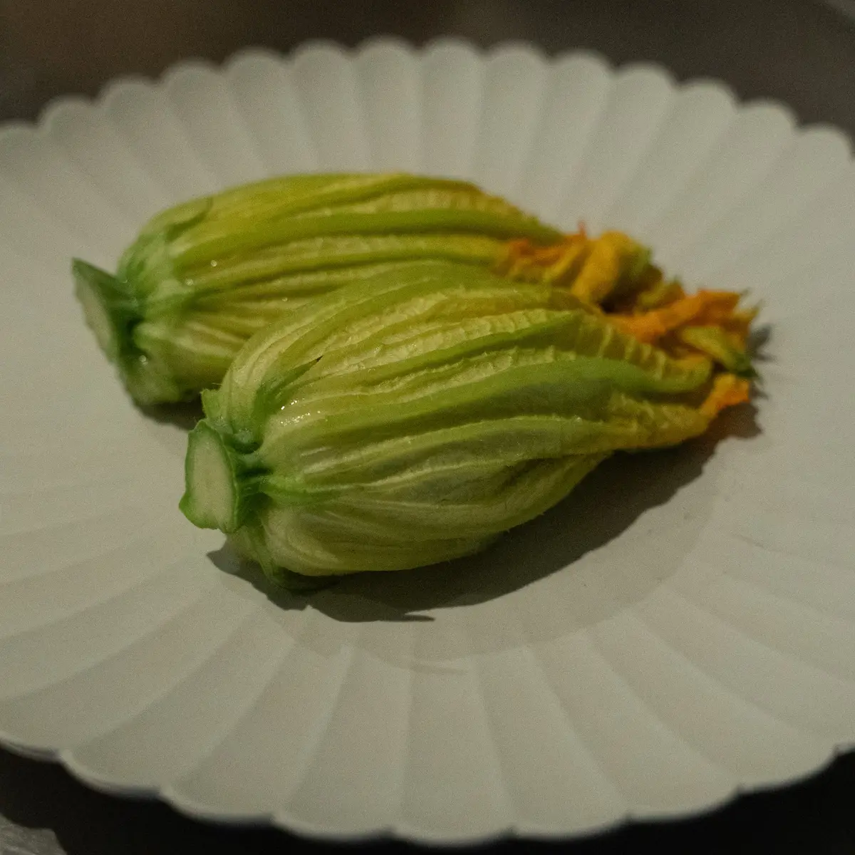 creation thumb for Stuffed Zucchini Flowers