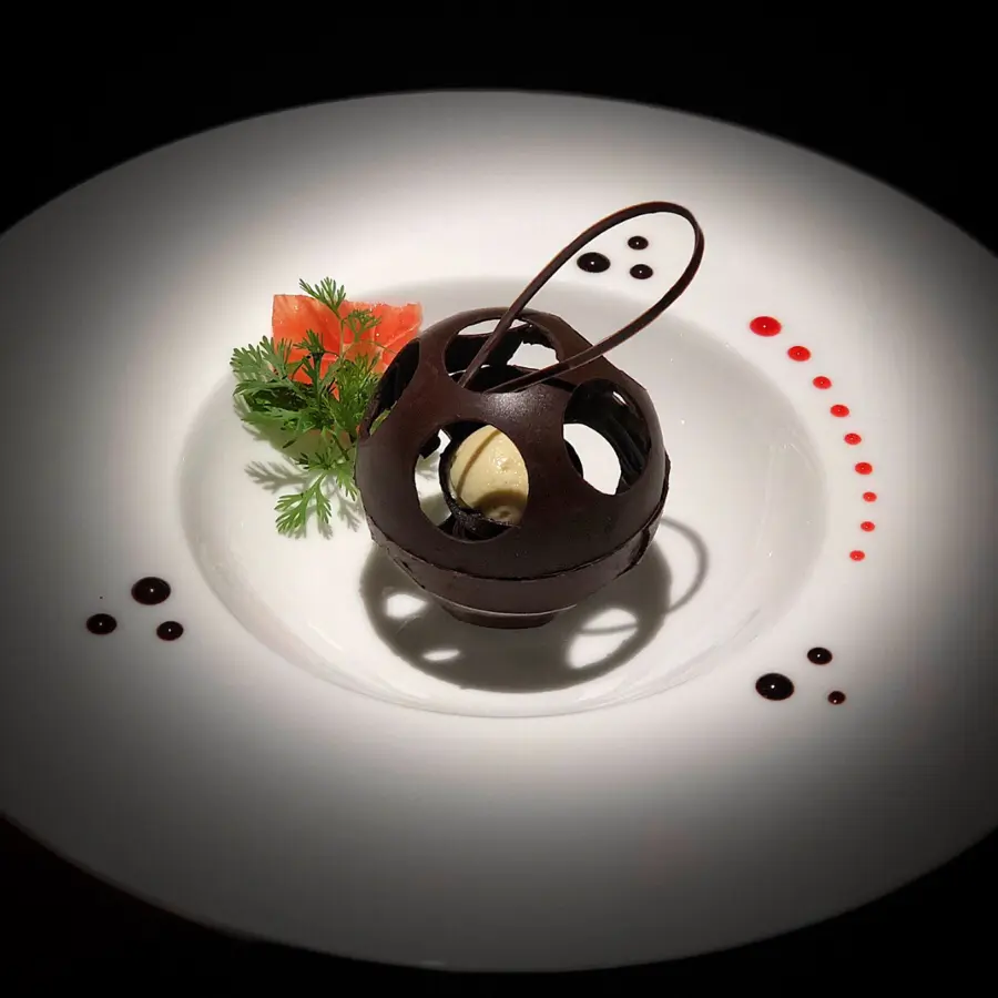 creation thumb for Dark chocolate sphere