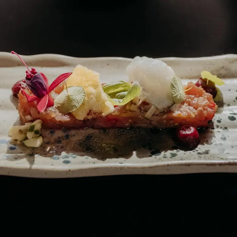 creation thumb for Tartare Di Tonno | Schiuma di dragoncello
