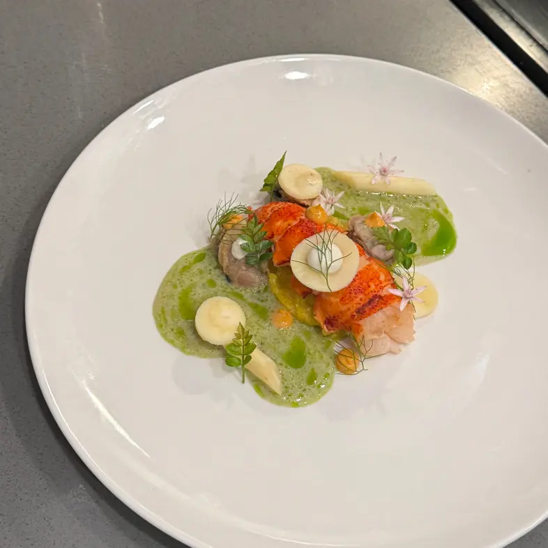 creation thumb for Butter Poached Lobster w/ Opor Sauce