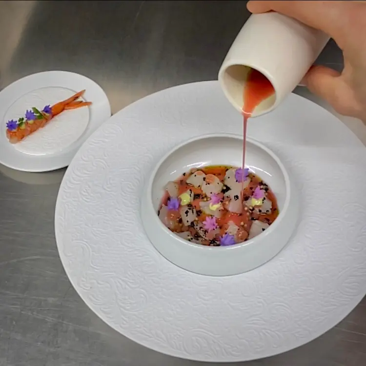 creation thumb for Rhubarb ceviche fond 🫗