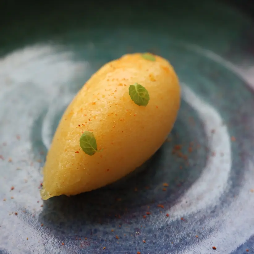 creation thumb for Mango-Espelette-Chili-Sorbet🥭🌶️