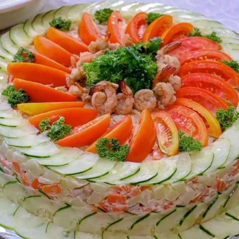 creation thumb for Woldrof salad with shrimp 