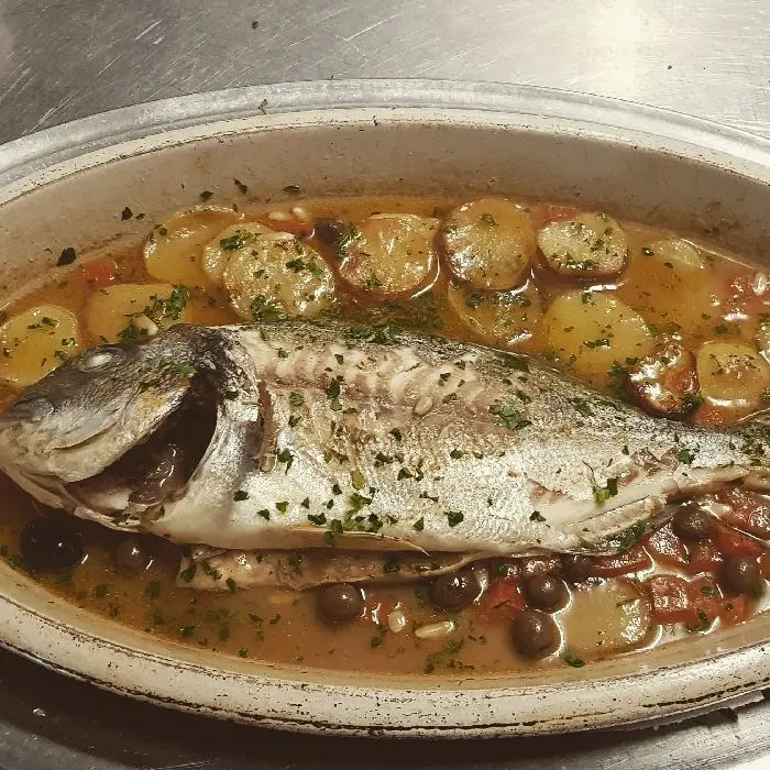 creation thumb for Branzino di Sestri Levante alla Ligure