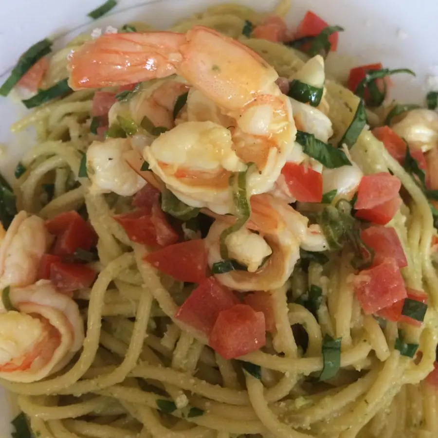creation thumb for Lemon shrimp pasta