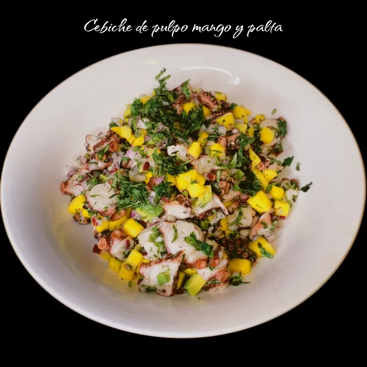 creation thumb for Mango and avocado octopus ceviche