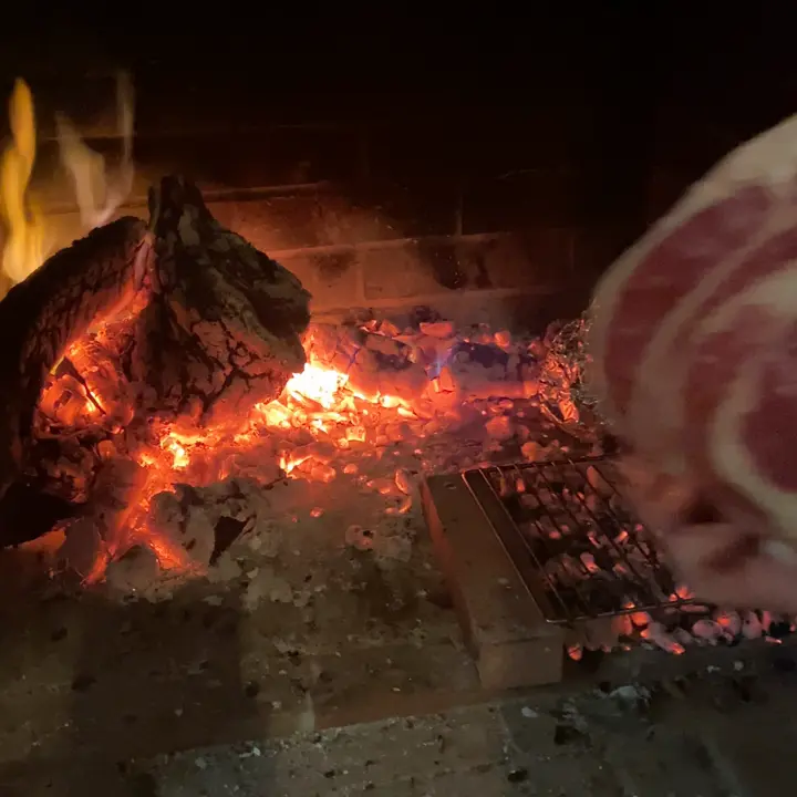 creation thumb for Dry aged beef on charcoal