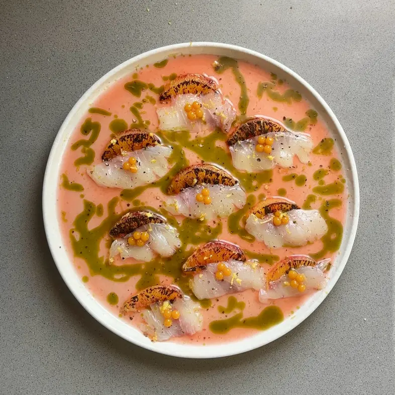 creation thumb for In Zitrusfrüchten eingelegte Meerbrasse