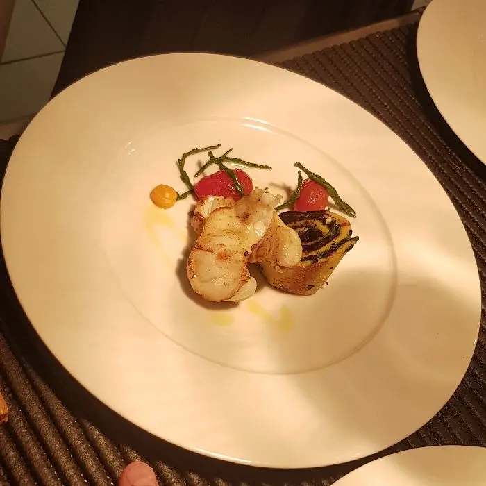 creation thumb for Seeteufel/ Spinatroulade/ Meeresspargel/ Cherry Tomate
