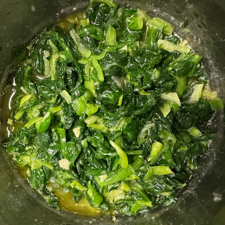 creation thumb for Wild garlic paste (for risotto/fregula)
