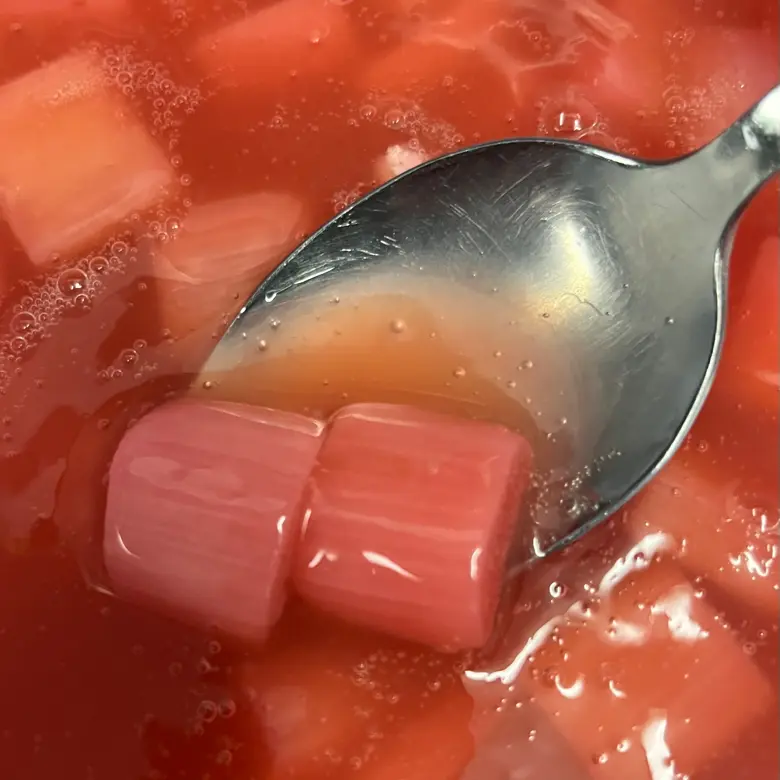 creation thumb for Poached rhubarb
