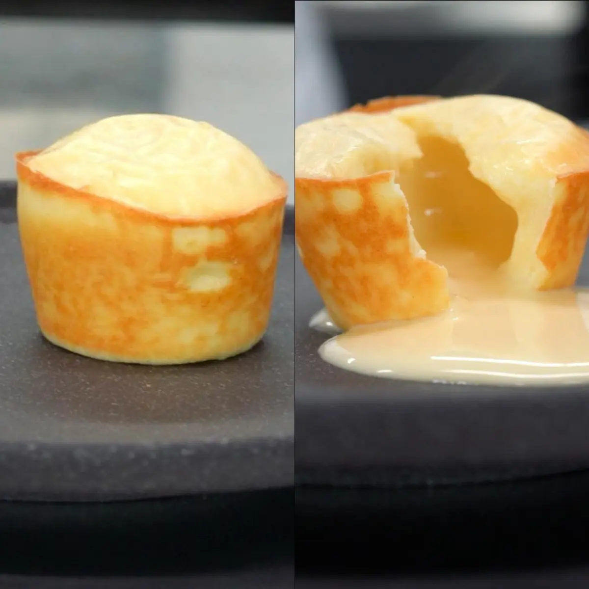creation thumb for Gâteau lava au parmesan salé