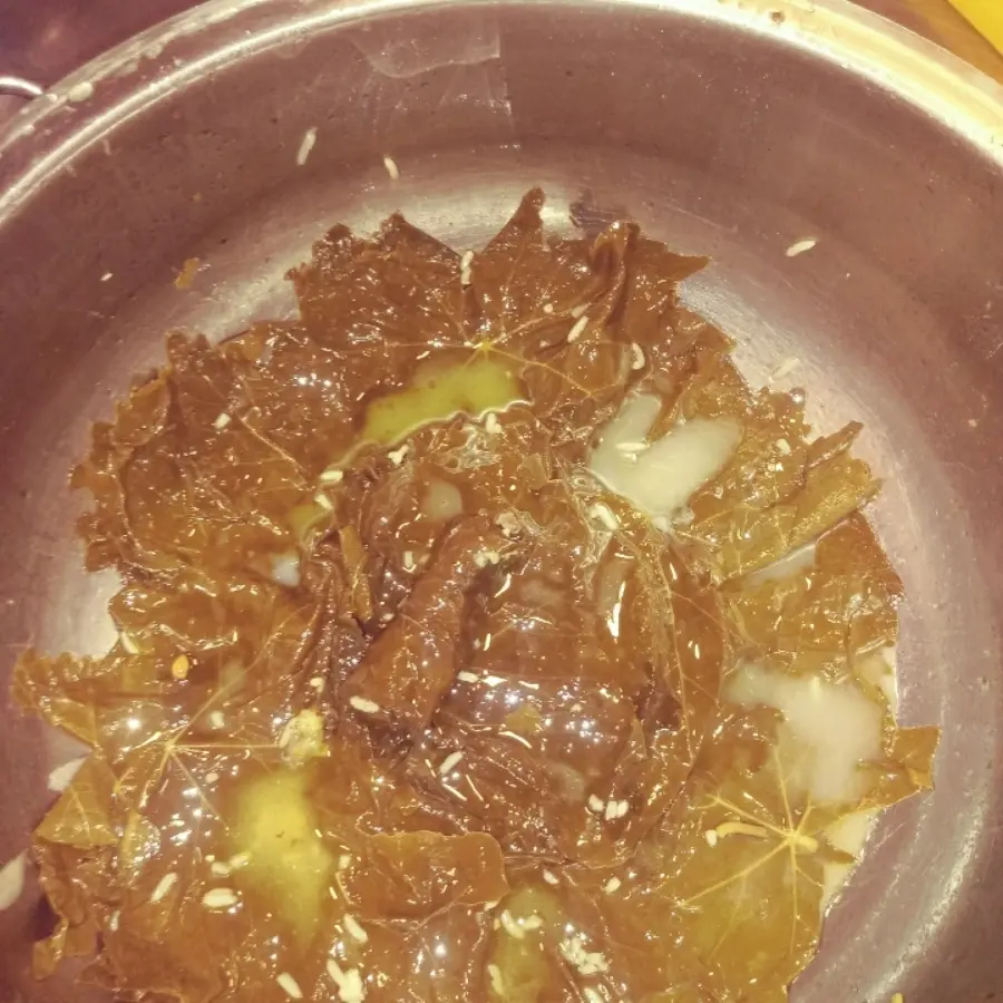 creation thumb for Stuffed wine leaves.
