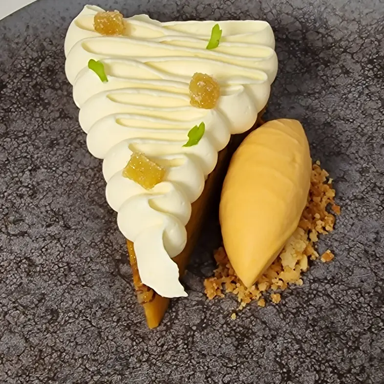 creation thumb for GÂTEAU À LA PATATE DOUCE AVEC GANACHE AU GINGEMBRE ET À LA CANELLE