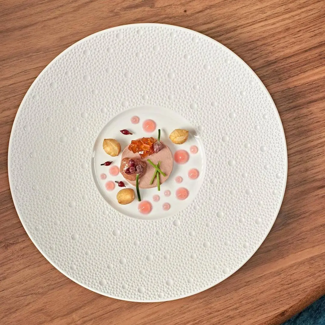 creation thumb for Duckliver Parfait | Rhubarb | Chive | Capers