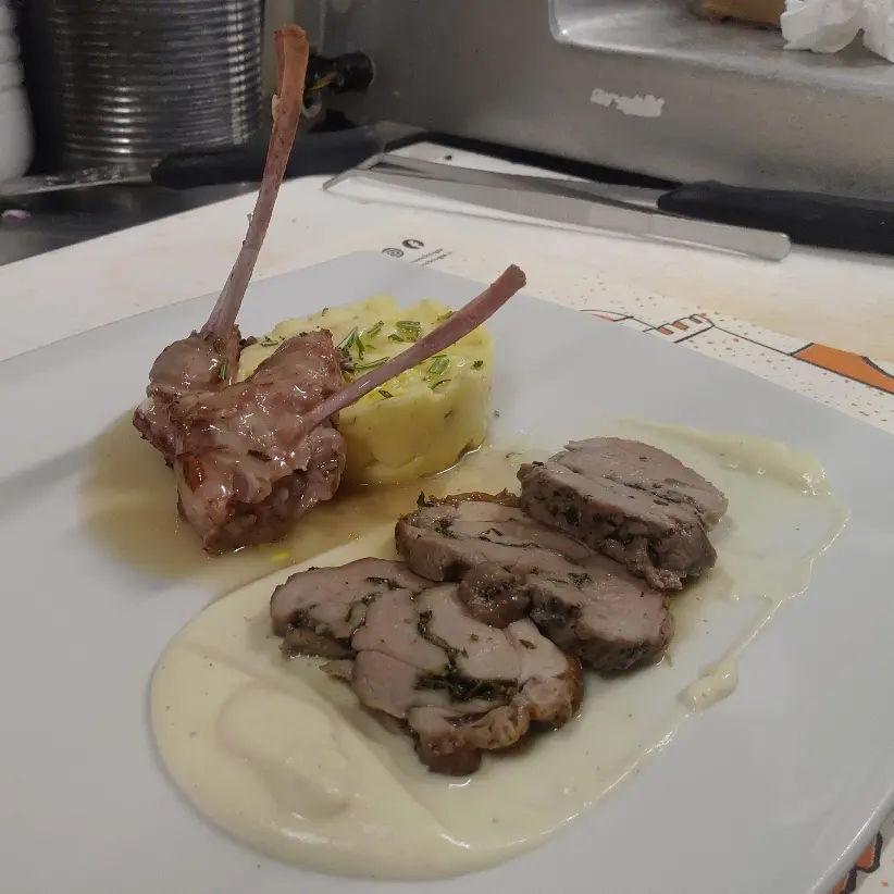 creation thumb for Lamb disassembled two parts two cooking