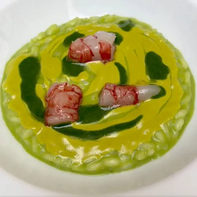 creation thumb for Dill Risotto With Red Shrimps  