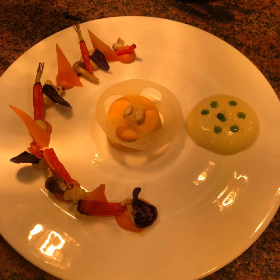 creation thumb for Carrot whit ceps and Hollandaise an grapefruit #passion