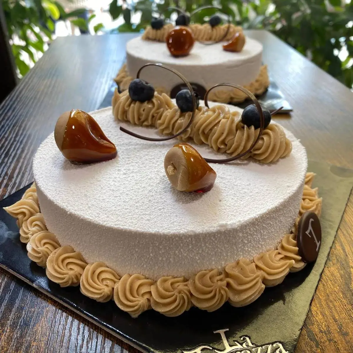 creation thumb for Mousse di castagne e cremoso al cassis