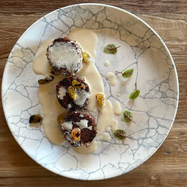 creation thumb for Double-Cooked Cotechino with White Raisins