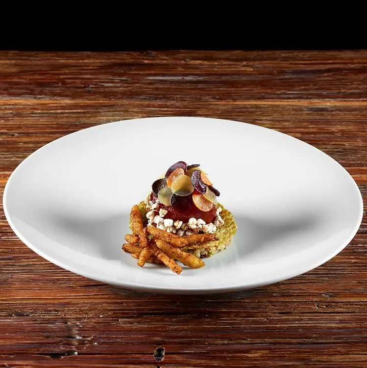 creation thumb for Braised Apple / Buckwheat / Savoy Cabbage
