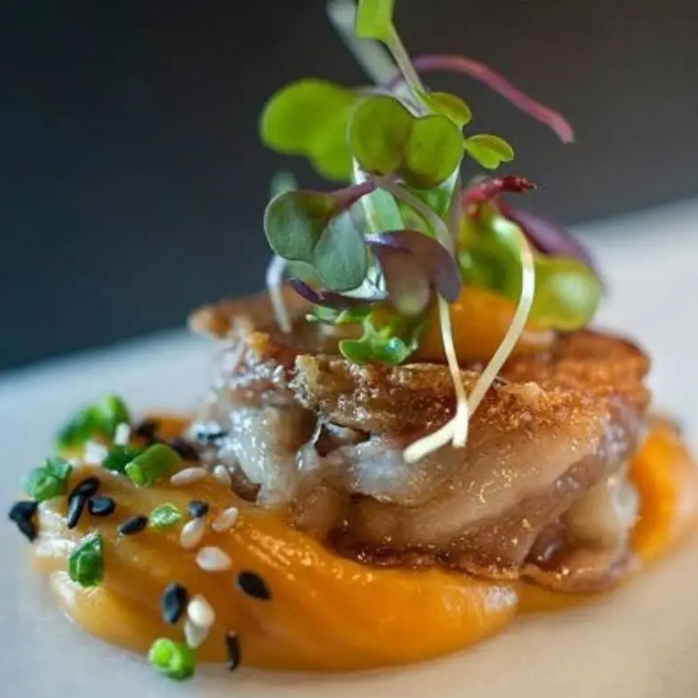 creation thumb for PIG'S TROUSERS STUFFED WITH BOLETUS AND PUMPKIN CREAM