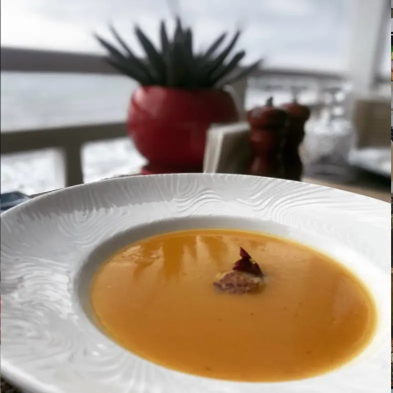creation thumb for Pumpkin Soup with Scallop