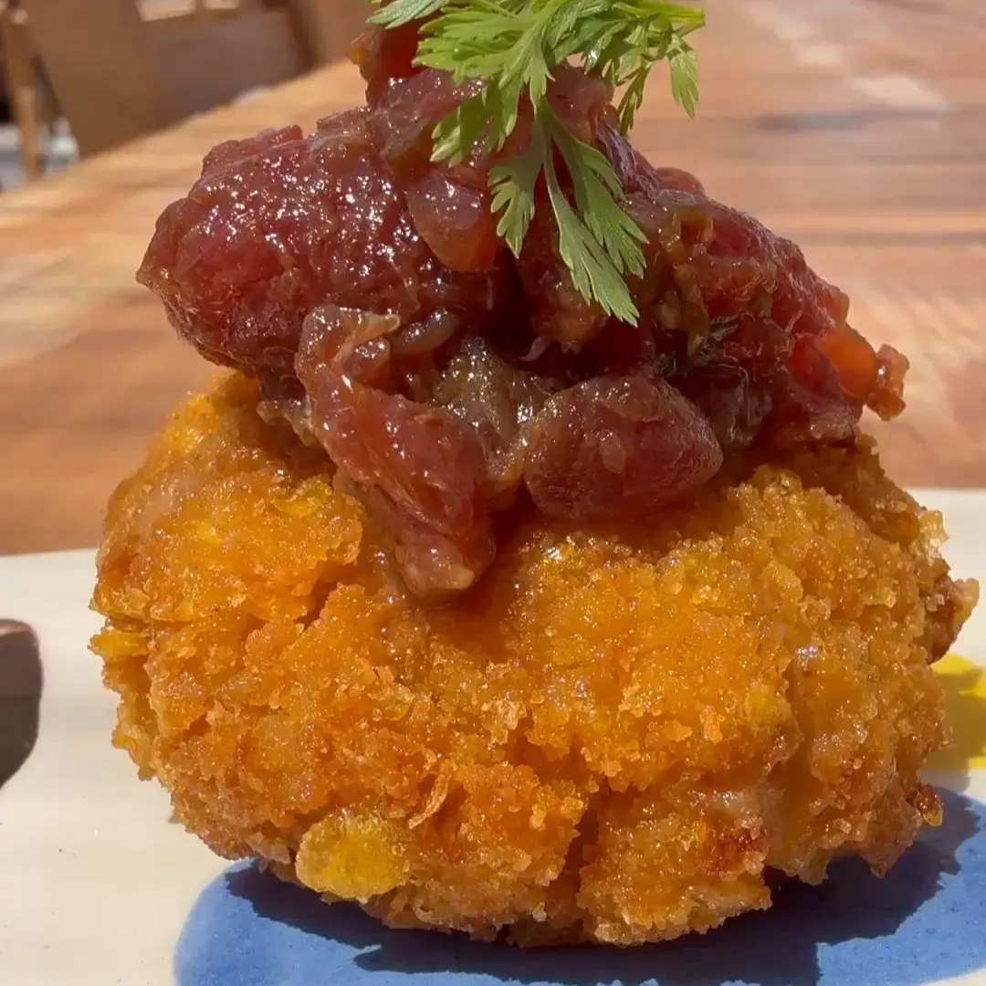 creation thumb for Prawn Croquettes with Bluefin Tuna Tartare
